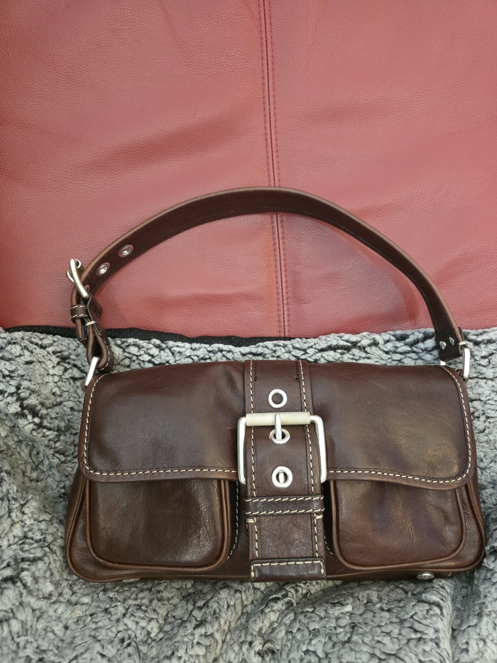 MICHAEL Michael Kors Brown Leather Shoulder Bag